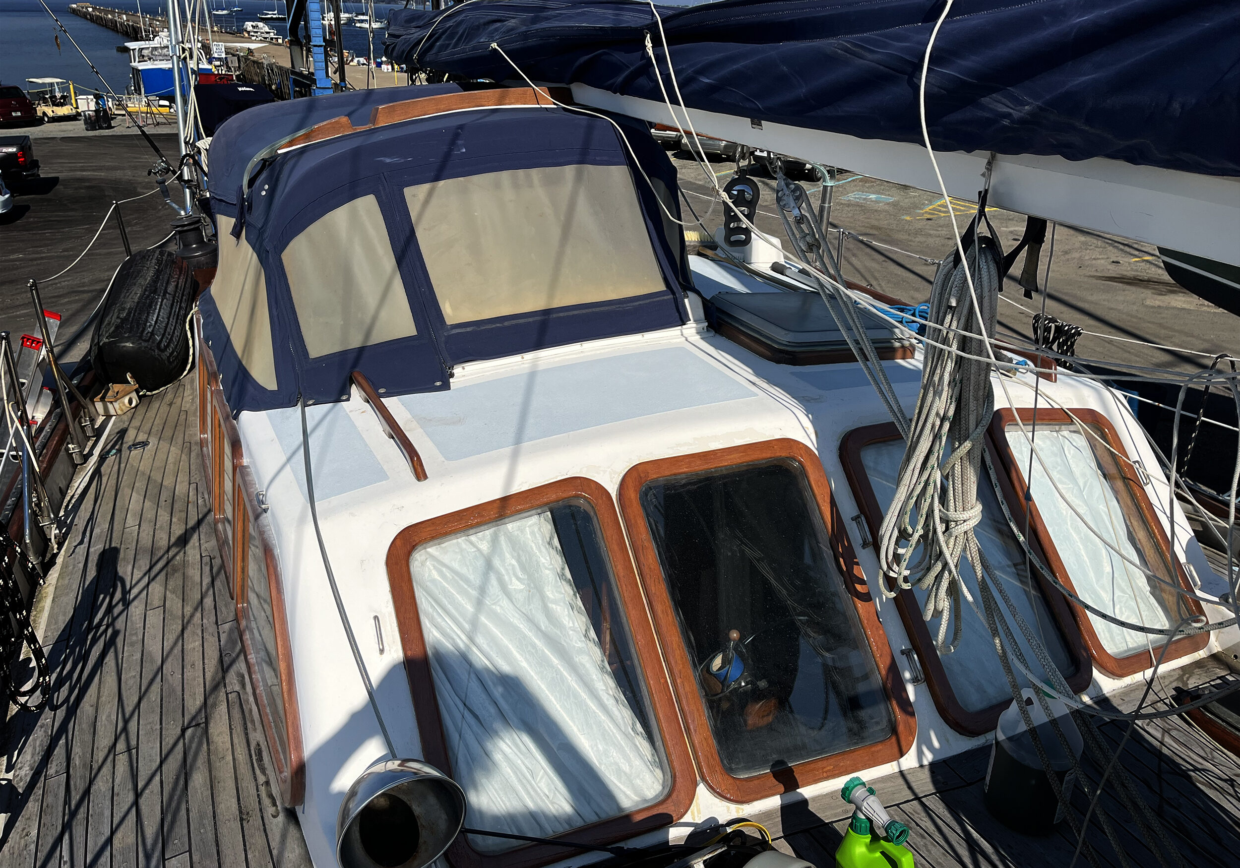 boat inspected by an accredited marine surveyor
