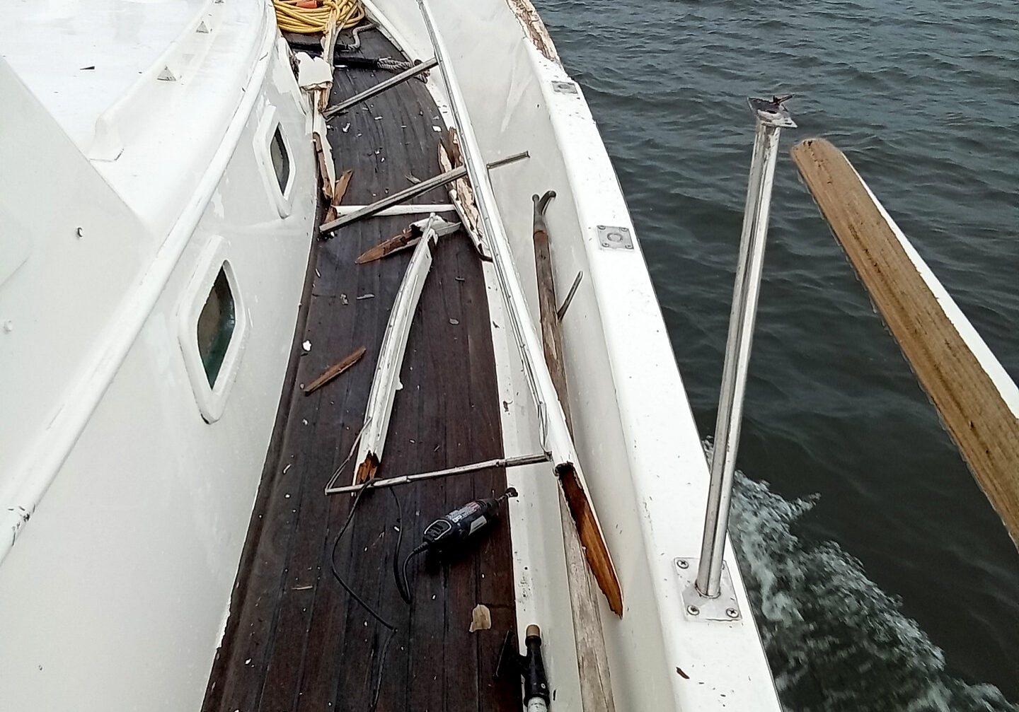 boat damage to be inspected by an accredited marine surveyor